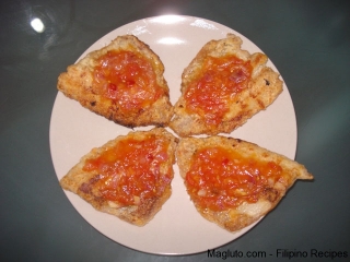 Tilapia with Sweet and Spicy Sauce                     