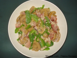 Capsicon (Bacon with Mushroom