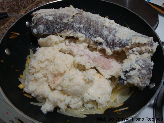 Filipino Ginisang Burong Isda (Sauteed Fermented Rice with