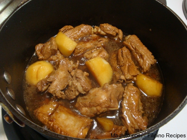 Filipino Recipe Adobong Pork Spareribs « Magluto.com - Filipino Dishes